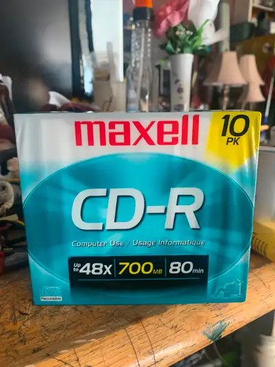CD,R Maxell 10-Pack CD,R 700 = 47x ,,, $5
