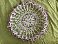 Hand-Crocheted Starched Doilies