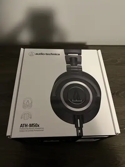 Audio Technica ATH-M50x Professional Headphones - Black, View more