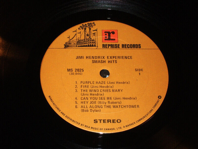 The Jimi Hendrix Experience - Smash Hits (1968) LP dans CD, DVD et Blu-ray  à Ville de Montréal - Image 3