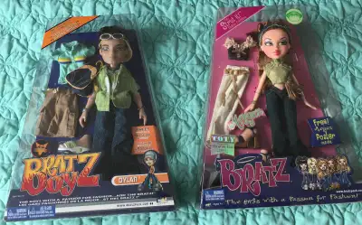 Vintage 2002 Bratz Dolls NIB - Boyz Dylan & Strut It Meygan, View more