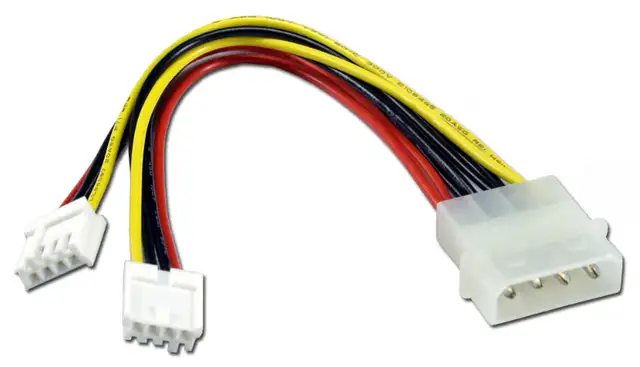 cable 5'' vers 2 x 3,5" lecteur de disquette, CD, DVD, Y in Desktop Computers in City of Montréal - Image 3