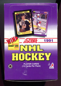 1991-92 Score AMERICAN BOX … HASEK, LECLAIR RC? +FACTORY SET=$10