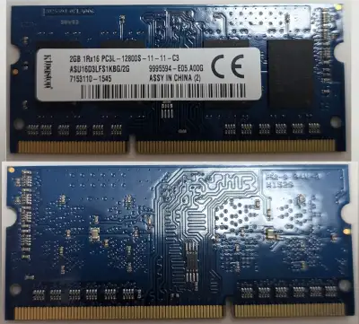 Kingston RAM 2GB 1600MHz DDR3L SODIMM Equivalent Laptop  Memory, View more