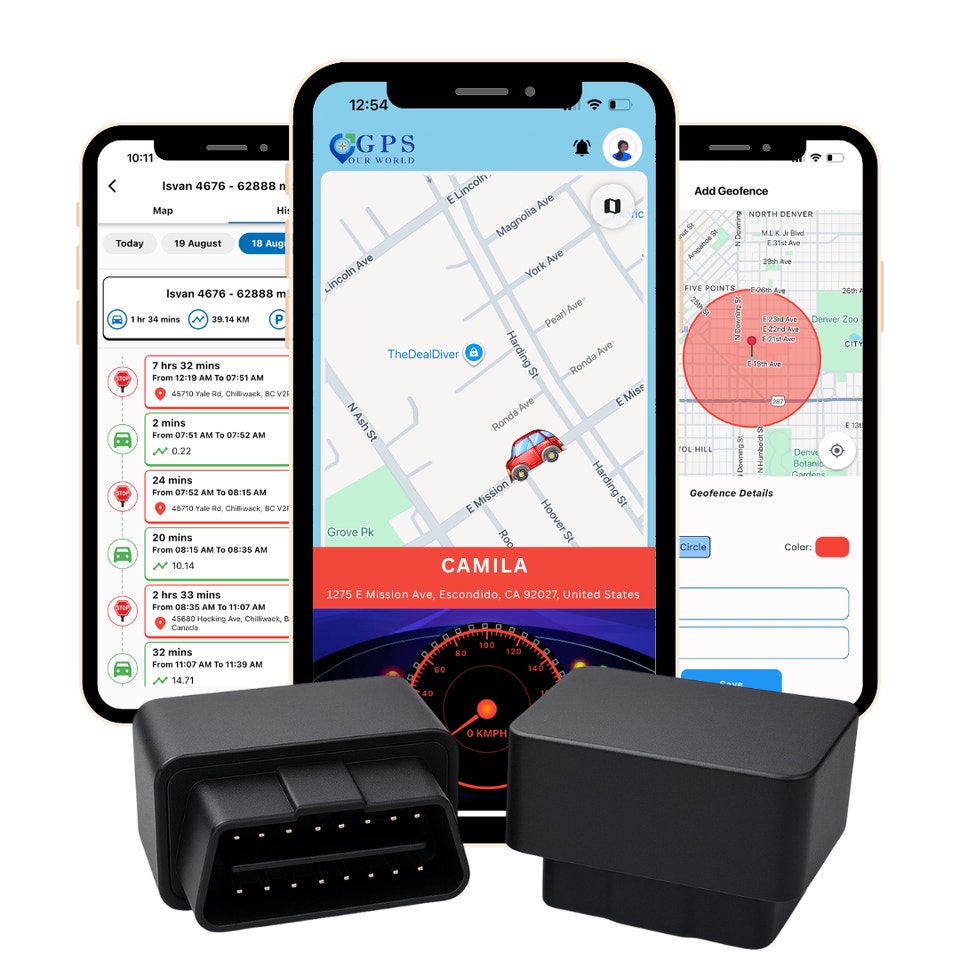 OBD2 GPS Tracker for Car – 1 Month Free, 10s Live Updates | General ...