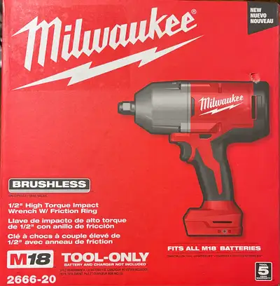 BRAND NEW-Milwaukee M18 1/2 Impact Wrench, View more