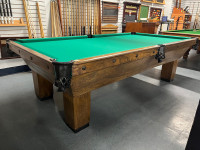 Table billard antique 9 pieds est.1900 antique pool table