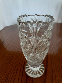 Pinwheel crystal vase!