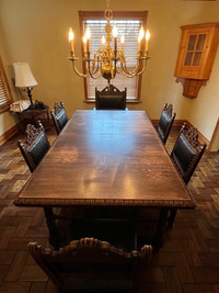 H. Krug Antique Dining Room Furniture Set