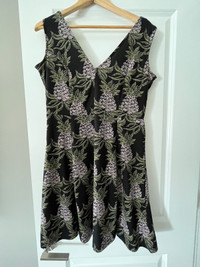 Black Sundress with Pineapples