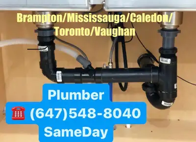 Plumber ☎️(647)548-8040 Clogged Drain Pumbing, View more