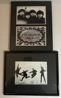 THE  BEATLES Framed pictures (10 x 8 inches)