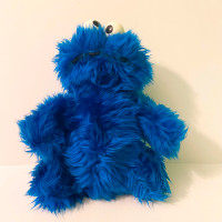 Vintage Cookie Monster Rattle Eyes Plush Sesame Street Muppets