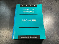 2001 Plymouth Chrysler Prowler Factory Repair Service Manual