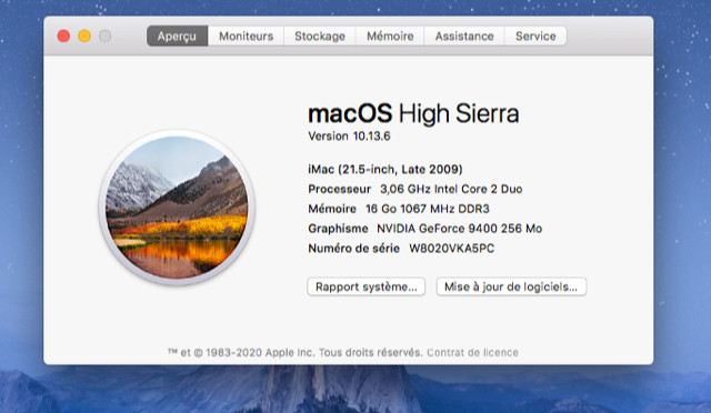 iMac 21,5 pces Core 2 Duo 3,06 GHz dans Ordinateurs de bureau  à Ville de Québec - Image 2