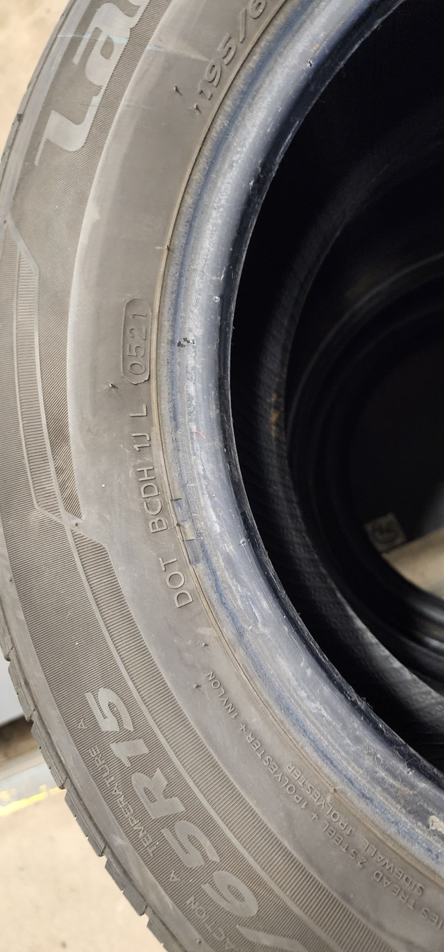 Laufenn 195/65R15 91H AS - Set of 4 Tires in Tires & Rims in Hamilton - Image 3