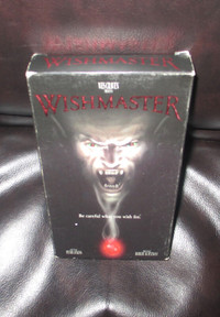 WES CRAVENS - WISHMASTER   VHS