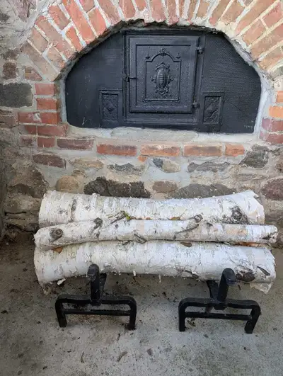 Custom Hand-Forged Wrought Iron Fireplace Andirons / Firedogs , View more