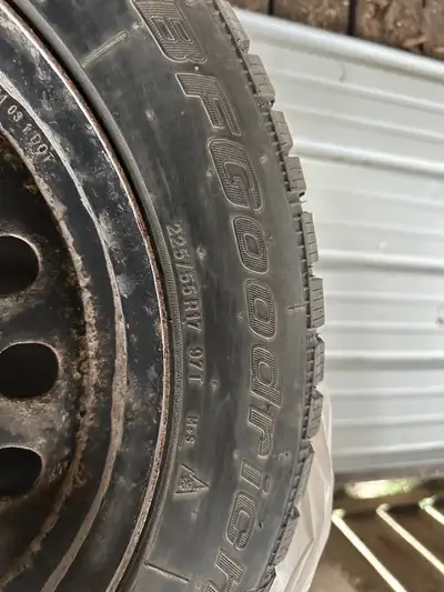 2 sets of BFGoodrich winter tires on rims. 4- 205/60 R16 4- 226/55 R17 $400/set or $700 for both.