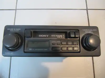 Up for sale is a Sony EXR-12 AM/FM Cassette Car Stereo manufactured in the early 1990s. Part of a ve...