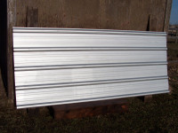 Silver Metal Roofing Pieces/Scraps