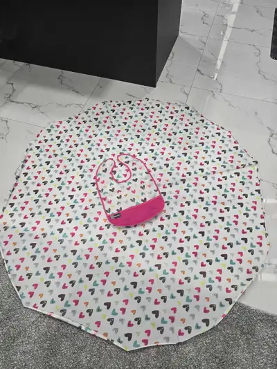 Splat Mat with Matching Bib, View more