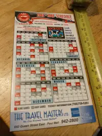 Sault Ste. Marie Greyhounds 2002-2003 magnetic schedule