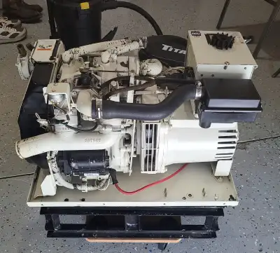 Description: Selling a marine generator Kohler 4CZ23 (4 kW / 4,000 Watt, 60Hz, 3600 RPM) gasoline ma...