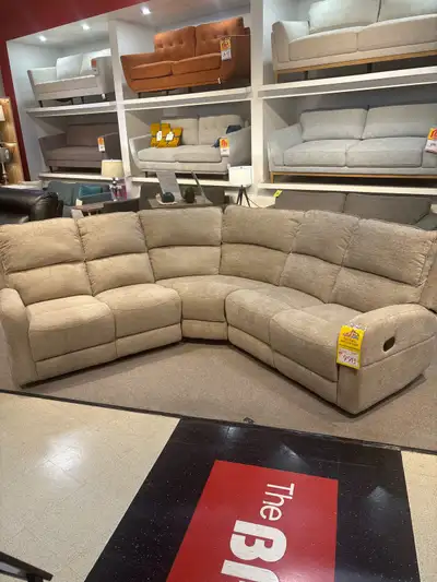 Clearance sectional sofa $998 only at The Brick and Lethbridge