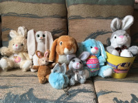 Toutous peluche de lapins Pâques - Easter plush bunny