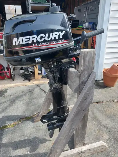 2017 Mercury outboard, 4 stroke, short shaft (15 inches) stored indoors and upright. This size works...