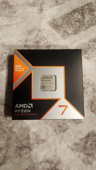 AMD Ryzen 7 9800x3d - Factory sealed, brand new, View more