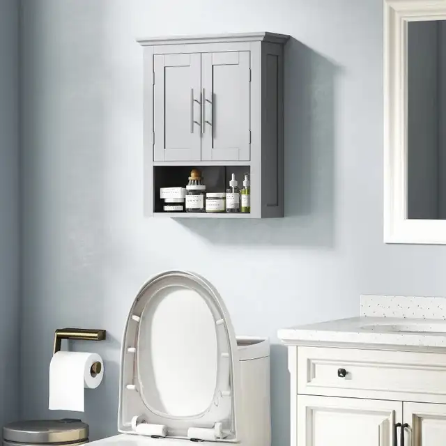 Bathroom Wall Cabinet, Medicine Cabinet, Toilet Storage Cabinet  in Bookcases & Shelving Units in Markham / York Region - Image 2