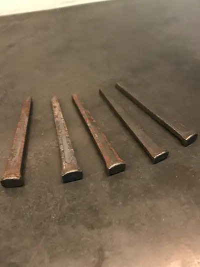 5 Antique Nails from 1938 Bungalow, View more
