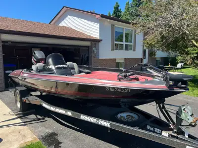 1998 Stratos bass boat 