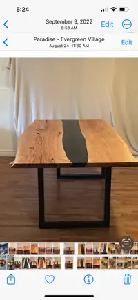 Dining room river table 