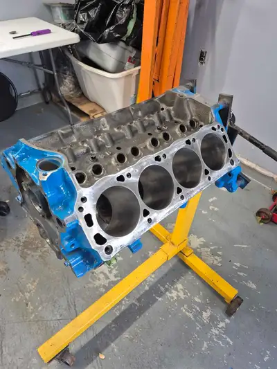 89 Mustang block. Here is a roller motor (xxx) block that has been Machined by TDC Machine shop in K...