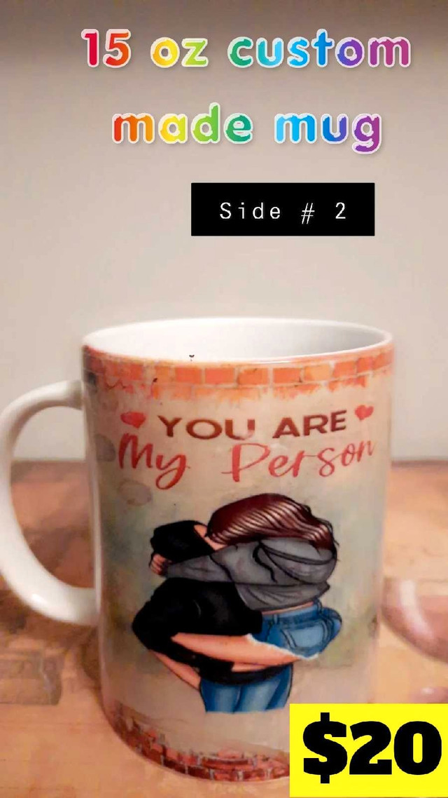 New custom made mugs 15 ounce mugs in Kitchen & Dining Wares in Cape Breton - Image 2