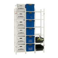Bin Warehouse Rack – 18 Filebox.
