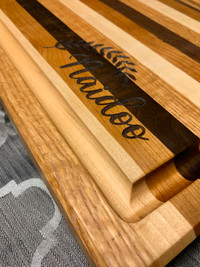 Premium Personalized Hardwood Cutting Board