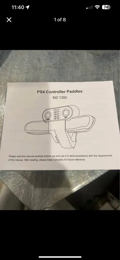 PS4 controller paddles , View more