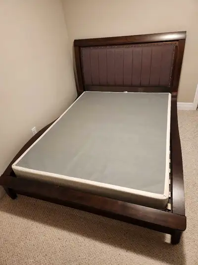 Queen Size Bed - Solid Wood with box spring, View more