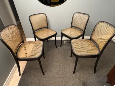 MCM Thonet style bentwood chairs - set of 4, View more