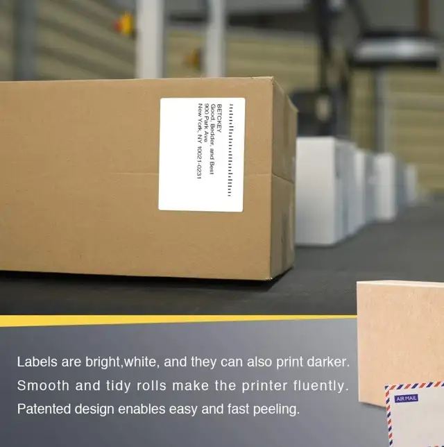 BETCKEY - 4" x 3" (102 mm x 76 mm) Shipping & Multipurpose Label in Printers, Scanners & Fax in City of Toronto - Image 5
