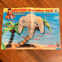 Diddy Kong Racing Operations Insert