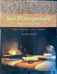 Spa Management: An Introduction SECOND EDITION Textbook