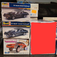 Old Revell Plastic Model Car Kits
