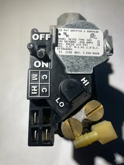 36J55 Type 503 PEF33CW204 Two Stage Gas Valve, View more