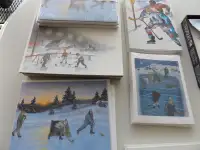 Hockey Greeting Cards and Writing pads