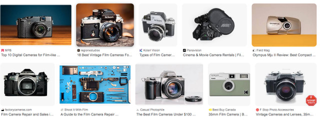 Bonjour, je cherche à acheter des caméras analogiques! dans Appareils photo et caméras  à Rimouski / Bas-St-Laurent